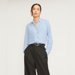NWOT Everlane The Silky Cotton Relaxed Shirt